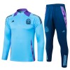 Sudadera De Entrenamiento Argentina Cremallera De Cuarto 2024-25 Azul - Niño